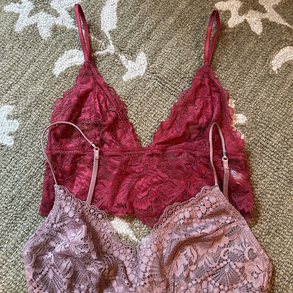 NEW Free People Lace Bralette Bundle